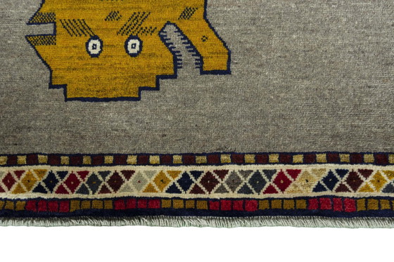 Image 1 of Tapis nomade Gabbeh noué à la main - 155 X 113 cm