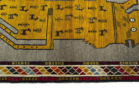 Image 1 of Tapis nomade Gabbeh noué à la main - 155 X 113 cm