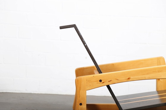 Image 1 of Fauteuil à bascule sculptural Surfboard Design 70's Vintage pièce unique