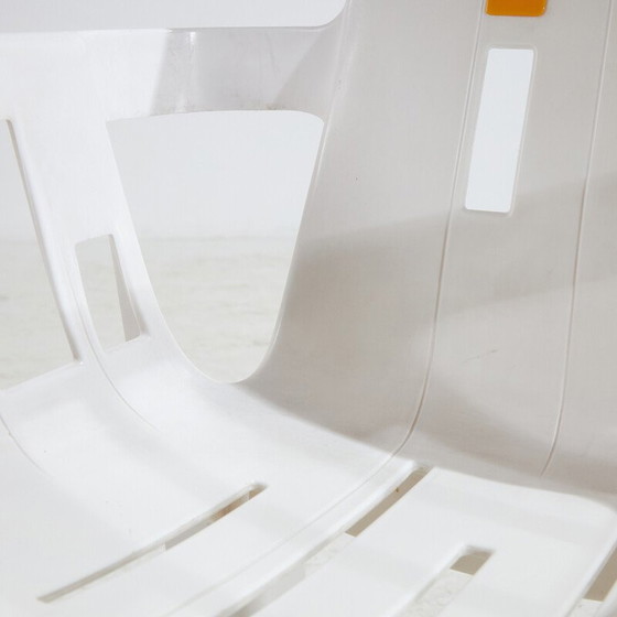 Image 1 of Fauteuil vintage en plastique "Boston" par Pierre Paulin pour Henry Massonnet, 1980