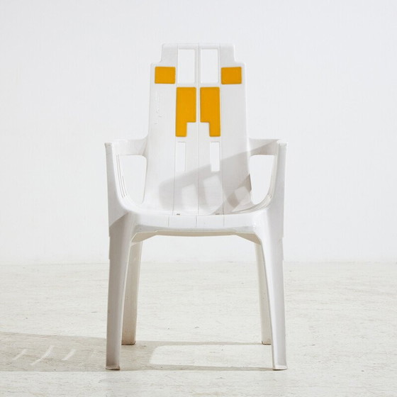 Image 1 of Fauteuil vintage en plastique "Boston" par Pierre Paulin pour Henry Massonnet, 1980