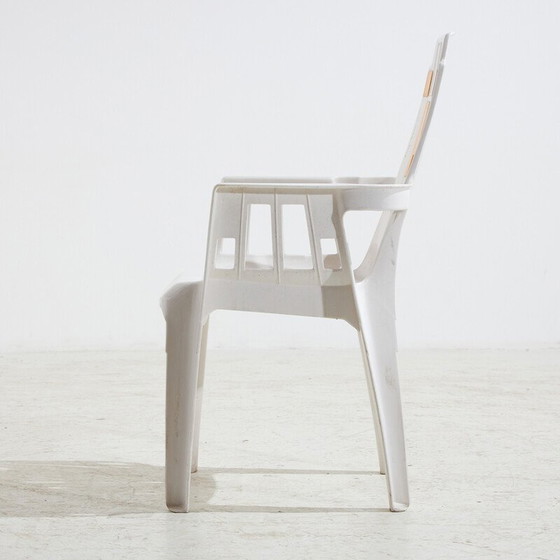 Image 1 of Fauteuil vintage en plastique "Boston" par Pierre Paulin pour Henry Massonnet, 1980