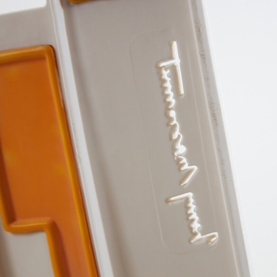 Image 1 of Fauteuil vintage en plastique "Boston" par Pierre Paulin pour Henry Massonnet, 1980
