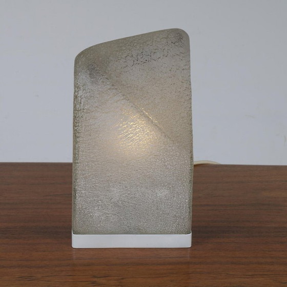 Image 1 of Lampe de table en verre de Murano par Alfredo Barbini, Italie, 1970