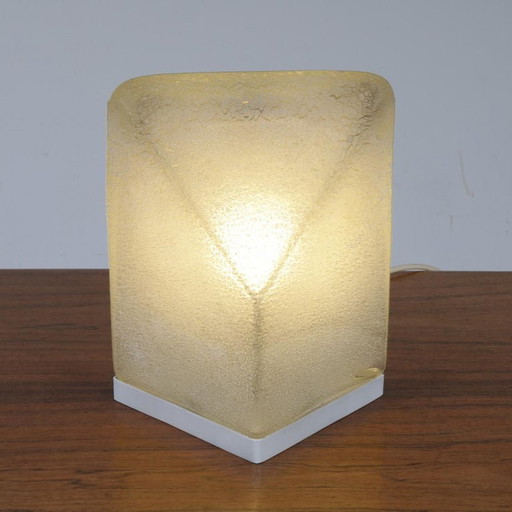 Lampe de table en verre de Murano par Alfredo Barbini, Italie, 1970