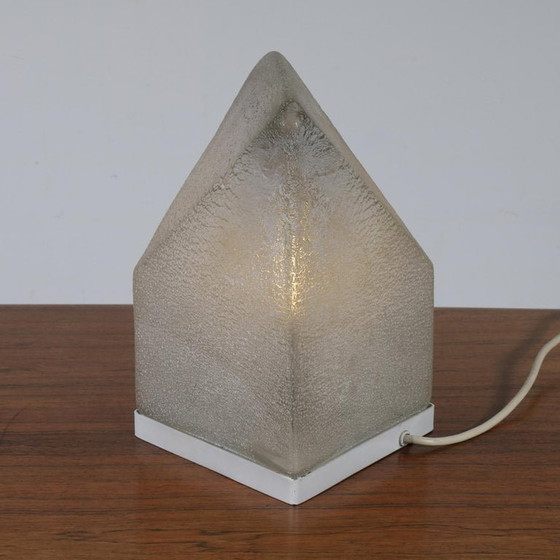 Image 1 of Lampe de table en verre de Murano par Alfredo Barbini, Italie, 1970