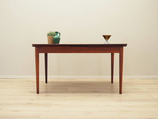 Table en bois de rose, Design danois, 1970S, Production : Danemark