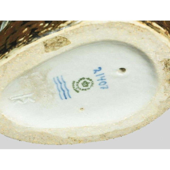 Image 1 of Figurine de faucon vintage danoise par Knud Kyhn pour Royal Copenhagen, années 1950
