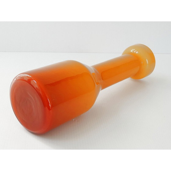 Image 1 of Paire de vases vintage en verre de Murano par AV Mazzega, 1960