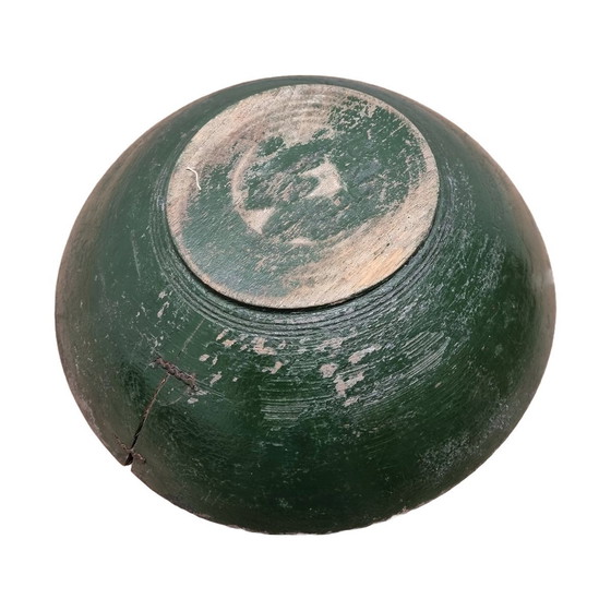 Image 1 of Ancien bol à pâte Urushi en bois japonais Période Meji