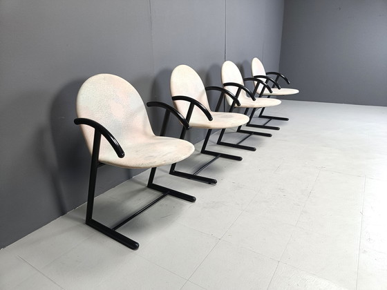 Image 1 of Chaises de salle à manger postmodernes, 1980S