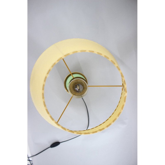 Image 1 of Lampe de table vintage avec abat-jour en papier, Italie 1970