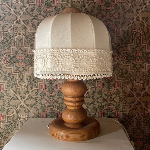 Lampe de table en pin de Markslöjd, Moderne suédois, années 70