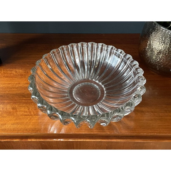 Image 1 of Coupe vintage en verre moulé par Pierre d'Avesn, France 1930