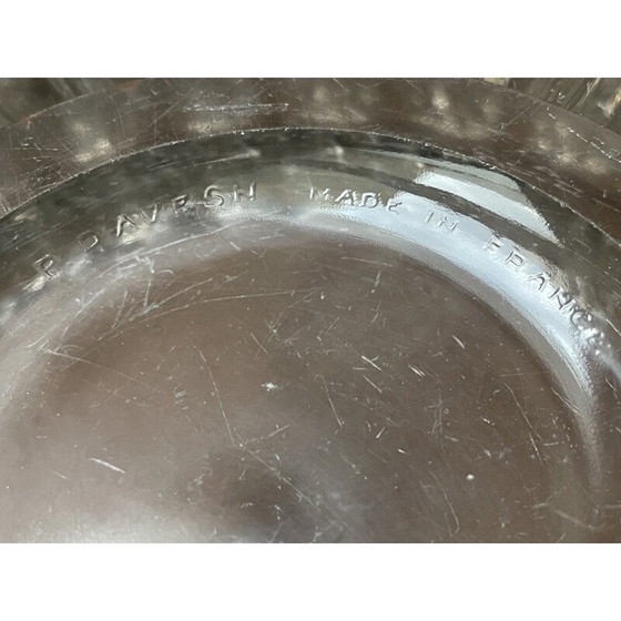 Image 1 of Coupe vintage en verre moulé par Pierre d'Avesn, France 1930