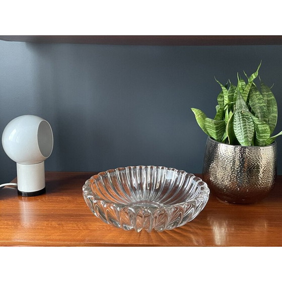 Image 1 of Coupe vintage en verre moulé par Pierre d'Avesn, France 1930