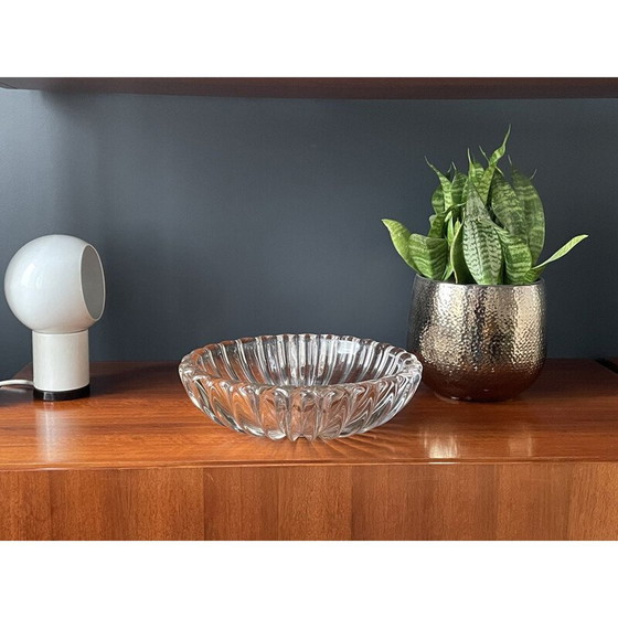 Image 1 of Coupe vintage en verre moulé par Pierre d'Avesn, France 1930