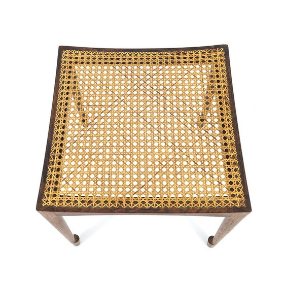 Image 1 of Tabouret danois vintage en bois de rose par Bernt Petersen pour Wørts Furniture Carpentry