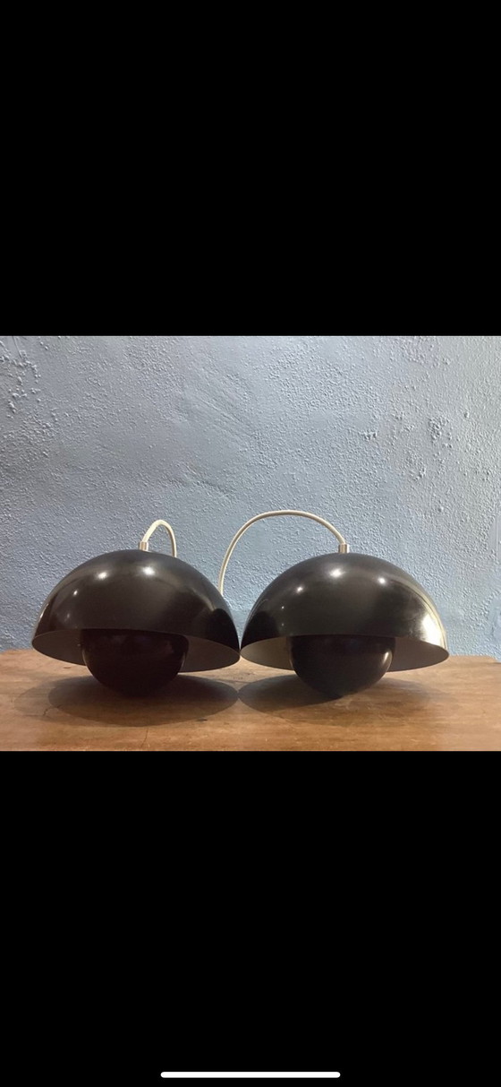 Image 1 of 2x Verner Panton Vp1 Pot de fleurs