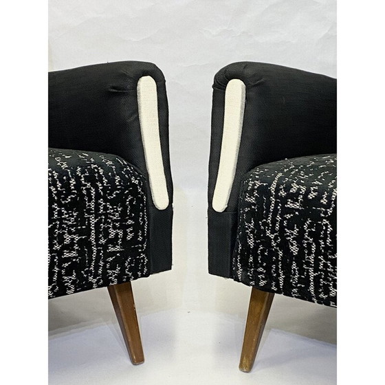 Image 1 of Paire de fauteuils cubiques vintage, Allemagne 1960