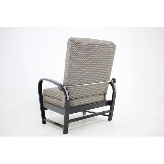 Image 1 of Fauteuil réglable vintage par Kropacek Kozelka, Tchécoslovaquie 1940s