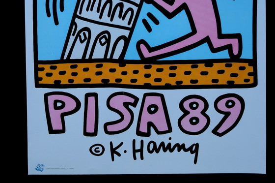 Image 1 of Keith Haring "Pise" | Affiche