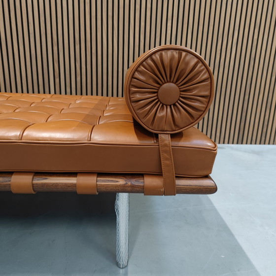 Image 1 of Knoll Barcelona Daybed - Cognac