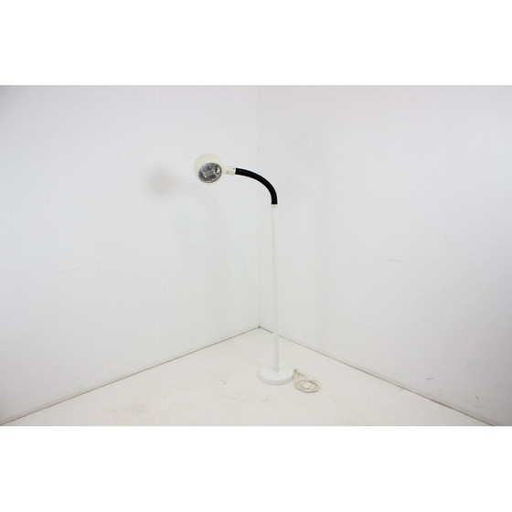 Image 1 of Lampadaire vintage en métal et verre, Hongrie, années 1960