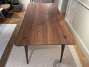 Revised Lewes Dining Table Solid Walnut