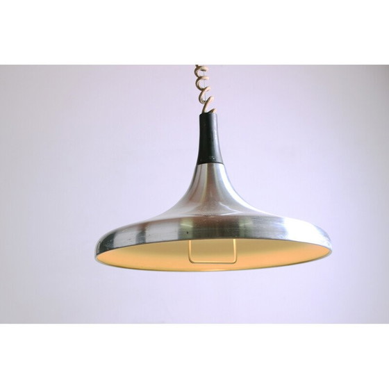 Image 1 of Lampe suspendue Tulip en métal chromé pour Erco, Allemagne 1960