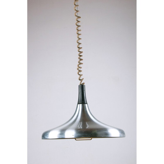 Image 1 of Lampe suspendue Tulip en métal chromé pour Erco, Allemagne 1960