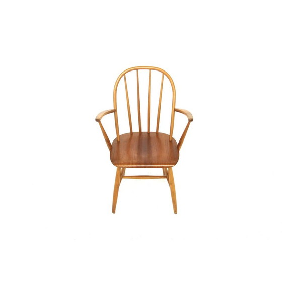 Image 1 of Fauteuil vintage "Pinnstol" en teck et hêtre, Suède 1960