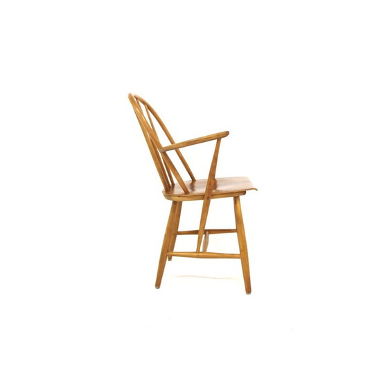 Image 1 of Fauteuil vintage "Pinnstol" en teck et hêtre, Suède 1960