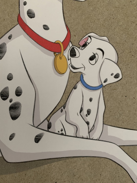 Image 1 of Jaume Esteve : "101 Dalmatiens". Épreuve d'artiste A.P., signée à la main.  Certificat d'authenticité inclus.