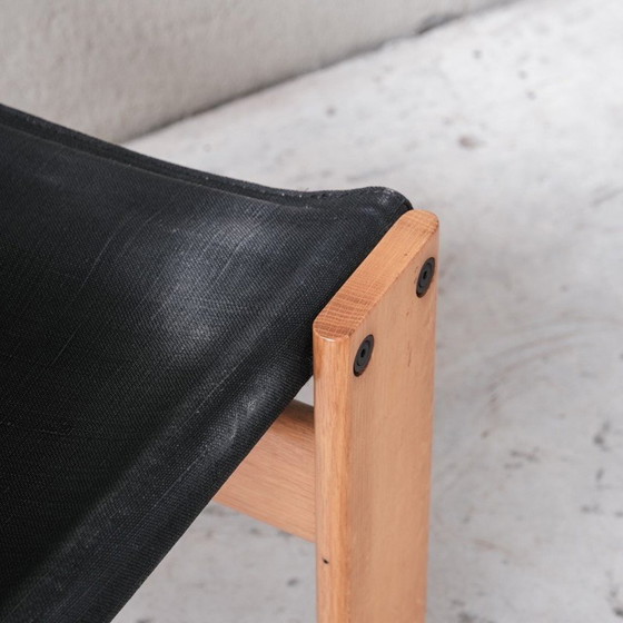 Image 1 of Ensemble de 4 chaises vintage "Monk" par Afra et Tobia Scarpa pour Molenti, Italie 1970