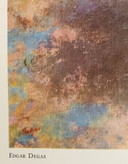 Edgar Degas : "Avant le ballet, Louvre Paris". Signé dans la plaque.