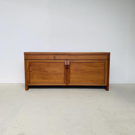 Image 1 of Enfilade Buffet R08A Pierre Chapo Orme Signé P. Chapo 1975 - Elm Sideboard