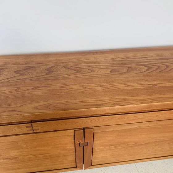 Image 1 of Enfilade Buffet R08A Pierre Chapo Orme Signé P. Chapo 1975 - Elm Sideboard