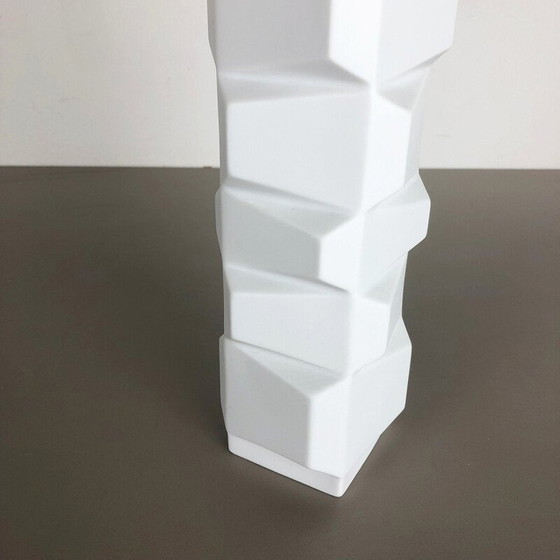 Image 1 of Vintage OP Art vase porcelaine allemande par Heinrich Fuchs pour Hutschenreuther