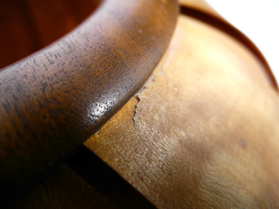 Image 1 of Grande lampe tripode en placage de bois tchèque des années 1960 par Stanislav Kučera pour Úluv