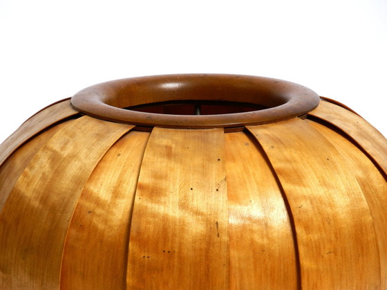 Image 1 of Grande lampe tripode en placage de bois tchèque des années 1960 par Stanislav Kučera pour Úluv