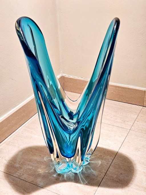 Vase en cristal Val Saint Lambert