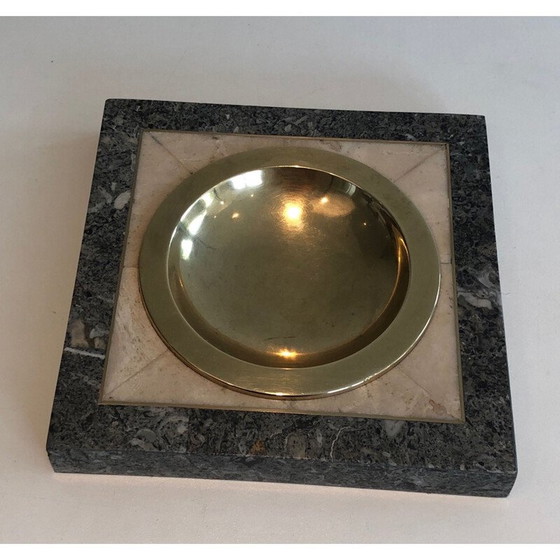 Image 1 of Tiroir de bureau vintage en faux marbre, 1970