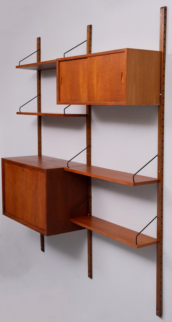 Image 1 of Poul Cadovius Teak Modular Royal Wall System Danemark