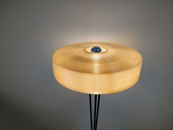 Image 1 of Lampadaire Midcentury avec capot Rotaflex