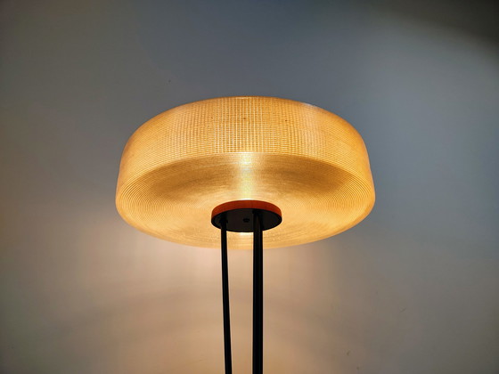 Image 1 of Lampadaire Midcentury avec capot Rotaflex