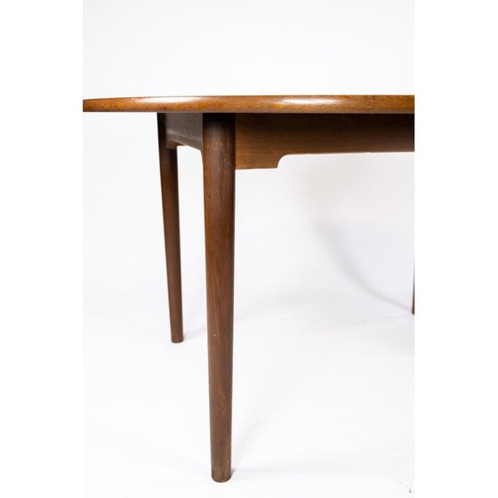 Image 1 of Table de salle à manger vintage en chêne foncé, danois, années 1960