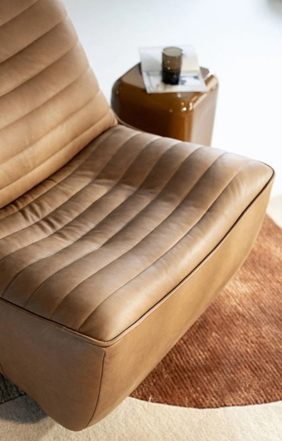 Image 1 of Eleonora Fauteuil pivotant Matthew Leather - Brown