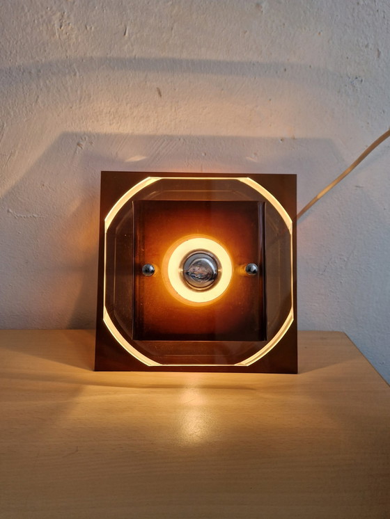 Image 1 of Lampe murale vintage Herda Spage Age Design Perspex