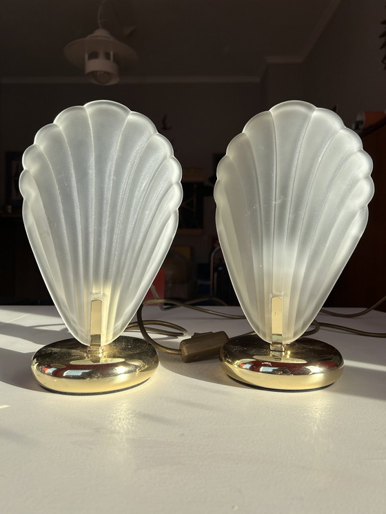 Image 1 of AF Cinquanto Lampes de chevet coquillages Italie années 80